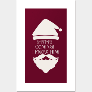 Santa Coming To Town Posters and Art